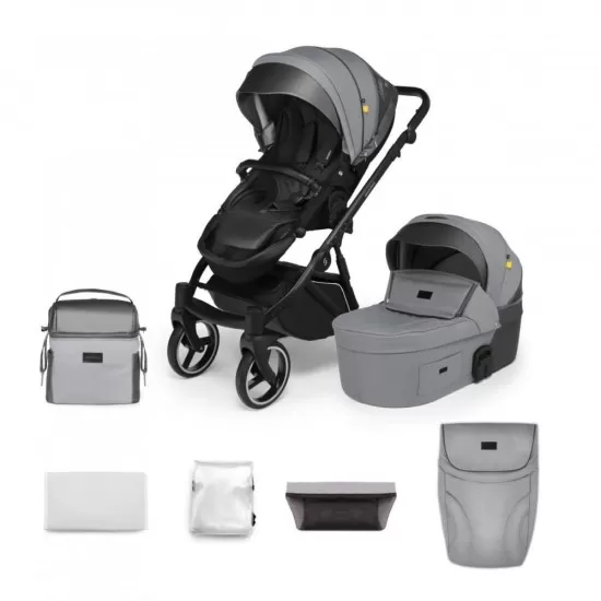 Carucior copii 2 in 1 Skiddou Oslo+ Normandic Dream Gri Carucior copii 2 in 1 Skiddou Oslo+ Normandic Dream Gri