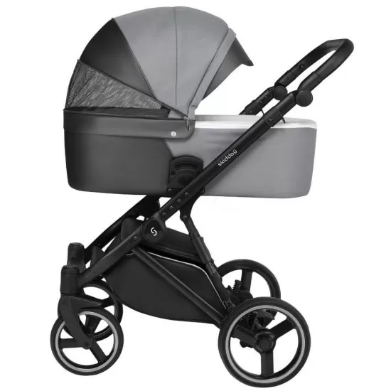 Carucior copii 2 in 1 Skiddou Oslo+ Normandic Dream Gri Carucior copii 2 in 1 Skiddou Oslo+ Normandic Dream Gri