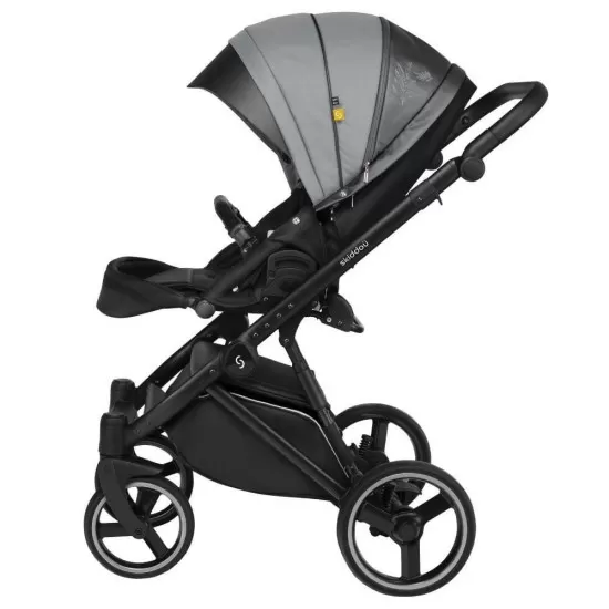 Carucior copii 2 in 1 Skiddou Oslo+ Normandic Dream Gri Carucior copii 2 in 1 Skiddou Oslo+ Normandic Dream Gri