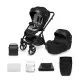 Carucior copii 2 in 1 Skiddou Oslo+ Onyx Negru Carucior copii 2 in 1 Skiddou Oslo+ Onyx Negru