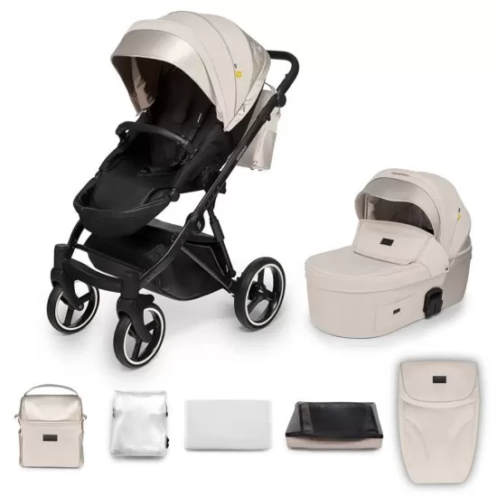Carucior copii 2 in 1 Skiddou Oslo+ Vanilla delight Bej