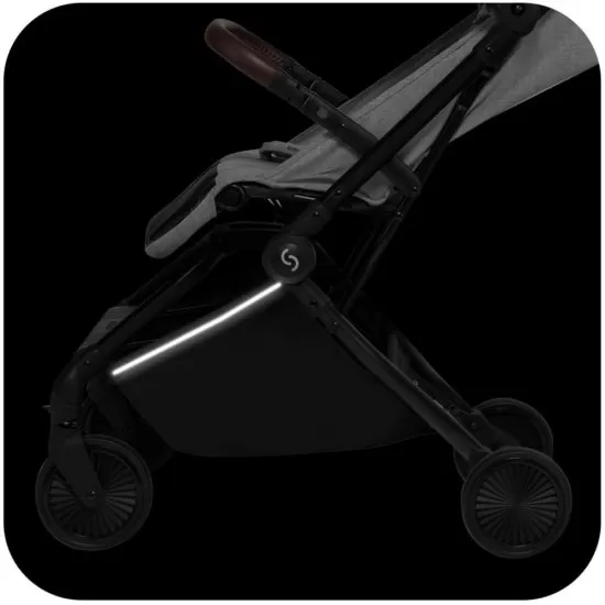 Carucior sport pliabil Skiddou Espoo Normandic Dream, ultracompact pentru calatorii, Gri Carucior sport pliabil Skiddou Espoo Normandic Dream, ultracompact pentru calatorii, Gri