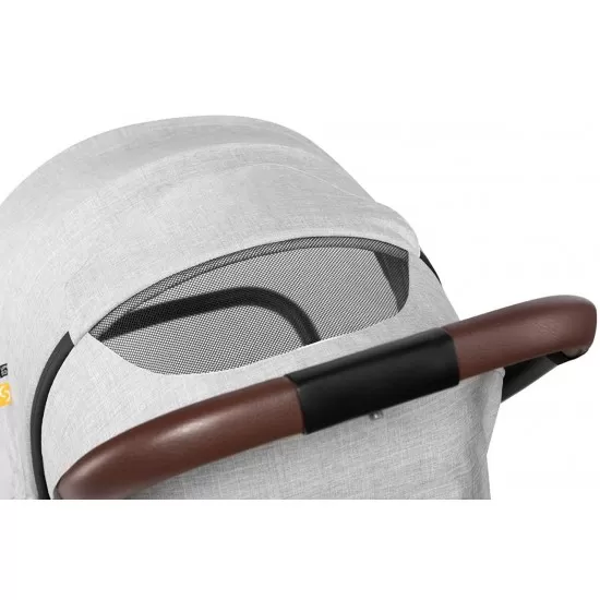 Carucior sport pliabil Skiddou Espoo+ Normandic Dream, ultracompact pentru calatorii, Gri