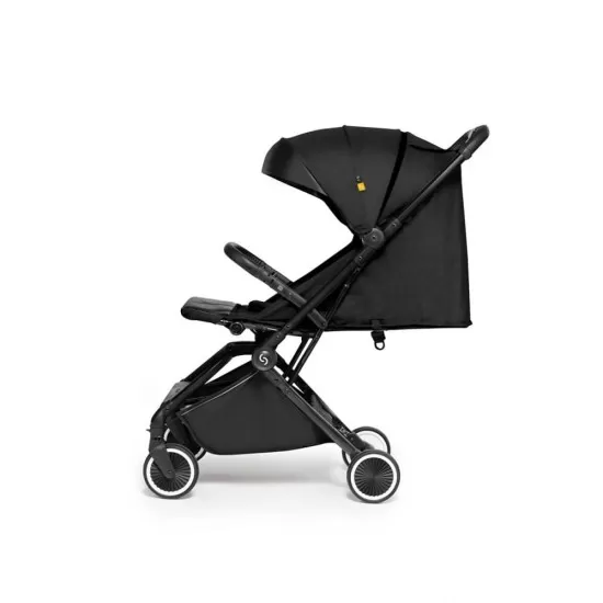 Carucior sport pliabil Skiddou Espoo+ Onyx, ultracompact pentru calatorii, Negru Carucior sport pliabil Skiddou Espoo+ Onyx, ultracompact pentru calatorii, Negru