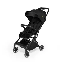 Carucior sport pliabil Skiddou Espoo+ Onyx, ultracompact pentru calatorii, Negru