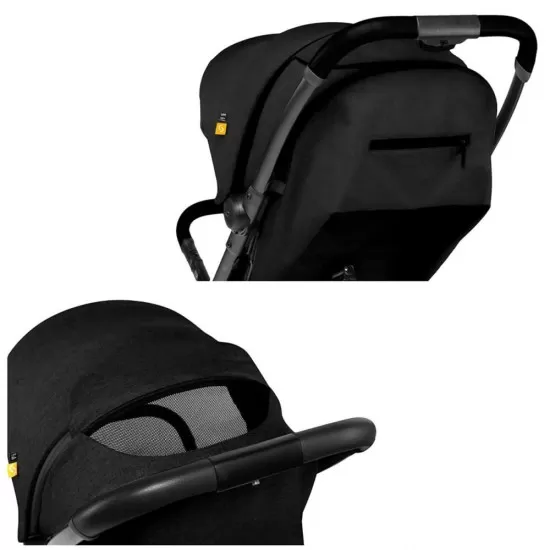 Carucior sport pliabil Skiddou Espoo+ Onyx, ultracompact pentru calatorii, Negru Carucior sport pliabil Skiddou Espoo+ Onyx, ultracompact pentru calatorii, Negru