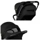 Carucior sport pliabil Skiddou Espoo+ Onyx, ultracompact pentru calatorii, Negru Carucior sport pliabil Skiddou Espoo+ Onyx, ultracompact pentru calatorii, Negru