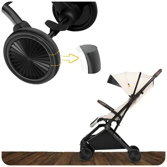 Carucior sport pliabil Skiddou Espoo+ Vanilla Delight, ultracompact pentru calatorii, Beige - Editie Limitata Carucior sport pliabil Skiddou Espoo+ Vanilla Delight, ultracompact pentru calatorii, Beige - Editie Limitata