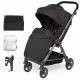 Carucior sport pliabil Skiddou Mell Onyx, ultracompact pentru calatorii, Negru Carucior sport pliabil Skiddou Mell Onyx, ultracompact pentru calatorii, Negru