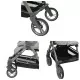 Carucior sport pliabil Skiddou Mell Onyx, ultracompact pentru calatorii, Negru Carucior sport pliabil Skiddou Mell Onyx, ultracompact pentru calatorii, Negru