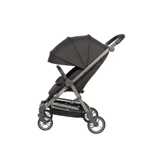 Carucior sport pliabil Skiddou Mell Onyx, ultracompact pentru calatorii, Negru Carucior sport pliabil Skiddou Mell Onyx, ultracompact pentru calatorii, Negru