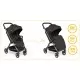 Carucior sport pliabil Skiddou Mell Onyx, ultracompact pentru calatorii, Negru Carucior sport pliabil Skiddou Mell Onyx, ultracompact pentru calatorii, Negru