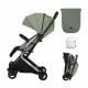 Carucior sport pliabil Skiddou Mikkeli Wild Climber, ultracompact pentru calatorii, Verde Carucior sport pliabil Skiddou Mikkeli Wild Climber, ultracompact pentru calatorii, Verde