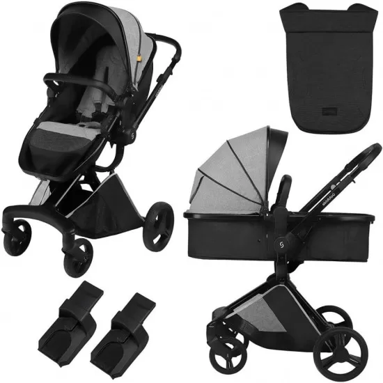 Carucior transformabil 2 in 1 Skiddou Nasjo Normandic Dream Gri Carucior transformabil 2 in 1 Skiddou Nasjo Normandic Dream Gri