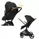 Carucior transformabil 2 in 1 Skiddou Nasjo Onyx Negru Carucior transformabil 2 in 1 Skiddou Nasjo Onyx Negru