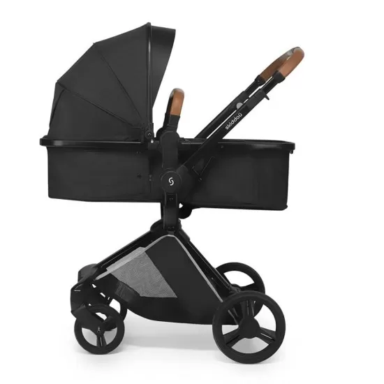 Carucior transformabil 2 in 1 Skiddou Nasjo Onyx Negru Carucior transformabil 2 in 1 Skiddou Nasjo Onyx Negru