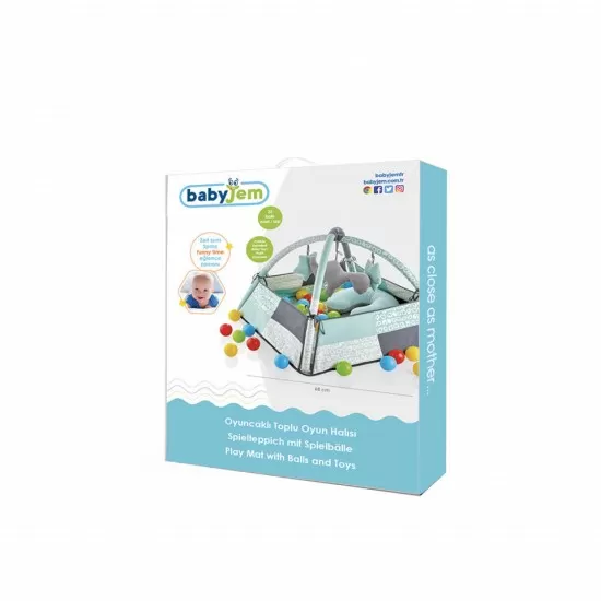 Centru de joaca cu bile BabyJem Toy Ball Play Mat Roz Centru de joaca cu bile BabyJem Toy Ball Play Mat Roz