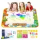 Covorasul Magic Drool Dino- 100x70cm - Jucarie educativa de colorat cu apa Covorasul Magic Drool Dino- 100x70cm - Jucarie educativa de colorat cu apa