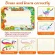 Covorasul Magic Drool Dino- 100x70cm - Jucarie educativa de colorat cu apa Covorasul Magic Drool Dino- 100x70cm - Jucarie educativa de colorat cu apa
