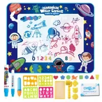 Covorasul Magic Drool Space 100x80cm - Jucarie educativa de colorat cu apa