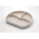 Farfurie din silicon cu 3 compartimente pentru auto-diversificare BabyJem Culoare Ecru Farfurie din silicon cu 3 compartimente pentru auto-diversificare BabyJem Culoare Ecru