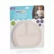 Farfurie din silicon cu 3 compartimente pentru auto-diversificare BabyJem Culoare Ecru Farfurie din silicon cu 3 compartimente pentru auto-diversificare BabyJem Culoare Ecru