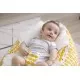 Fotoliu pentru bebelusi cu ham de siguranta Baby Bean Bed Gri