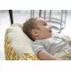 Fotoliu pentru bebelusi cu ham de siguranta Baby Bean Bed Gri