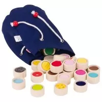 Set educativ tactil Goki - Gaseste perechea din saculet