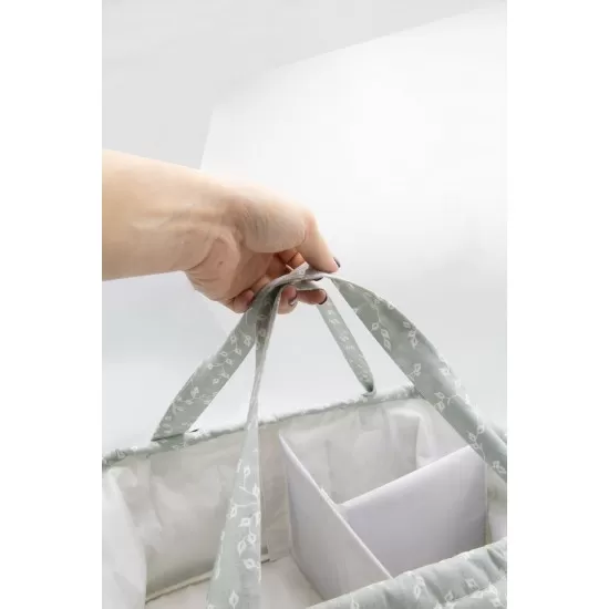 Geanta organizator pentru scutece si accesorii copii/bebelusi BabyJem 25x35 cm Verde Geanta organizator pentru scutece si accesorii copii/bebelusi BabyJem 25x35 cm Verde