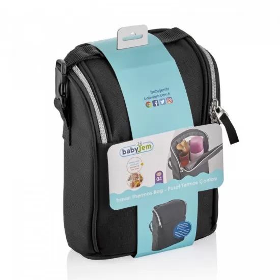 Geanta termoizolanta BabyJem Handy Travel Black Geanta termoizolanta BabyJem Handy Travel Black