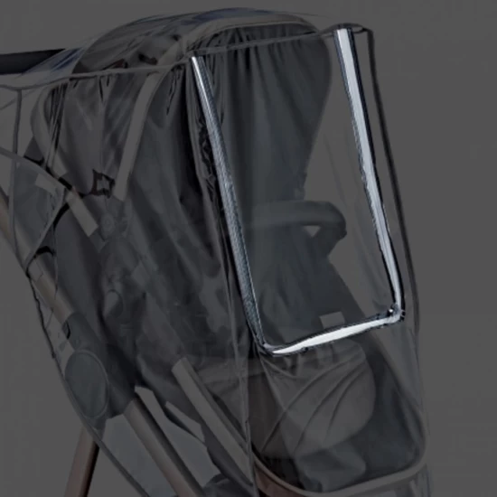 Husa de ploaie universala cu fereastra si banda reflectorizanta pentru carucior BabyJem Husa de ploaie universala cu fereastra si banda reflectorizanta pentru carucior BabyJem