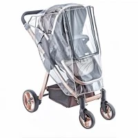 Husa de ploaie universala cu fereastra si banda reflectorizanta pentru carucior BabyJem