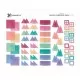 Set constructie magnetic 120 piese Pastel Magnetic Tiles Set constructie magnetic 120 piese Pastel Magnetic Tiles