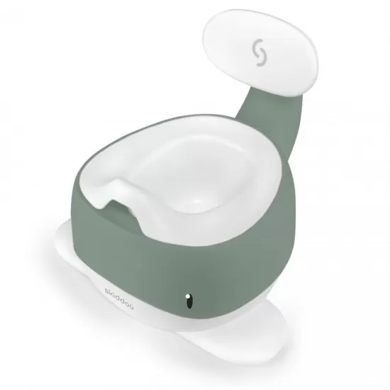 Olita pentru copii Pottili Skiddou balenuta cu capac Wild climber Verde
