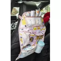 Organizator BabyJem pentru scaun auto Jungle Culoare Roz