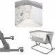 Patut 3 in 1 co-sleeping Skiddou Natt Normandic Dream Gri deschis Patut 3 in 1 co-sleeping Skiddou Natt Normandic Dream Gri deschis