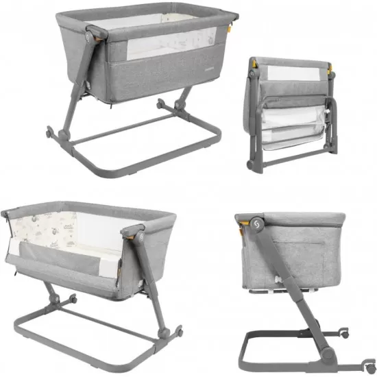 Patut 3 in 1 co-sleeping Skiddou Natt Normandic Dream Gri deschis Patut 3 in 1 co-sleeping Skiddou Natt Normandic Dream Gri deschis