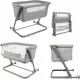 Patut 3 in 1 co-sleeping Skiddou Natt Normandic Dream Gri deschis Patut 3 in 1 co-sleeping Skiddou Natt Normandic Dream Gri deschis