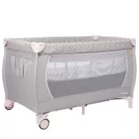 Patut de calatorie pliabil Skiddou Lunar cu 2 nivele Keep Pink Roz