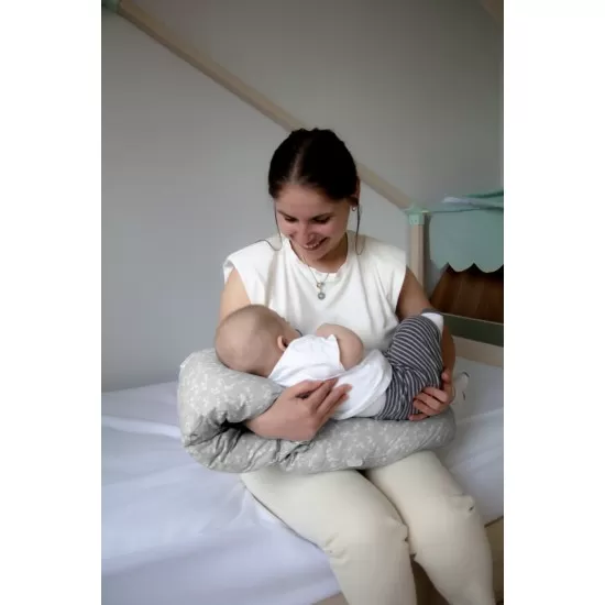 Perna multifunctionala pentru alaptat si gravide cu suport detasabil pentru cap BabyJem Culoare Verde Perna multifunctionala pentru alaptat si gravide cu suport detasabil pentru cap BabyJem Culoare Verde