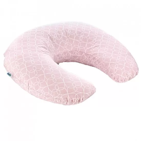 Perna pentru alaptat 2 in 1 Nursing Pillow BabyJem Roz