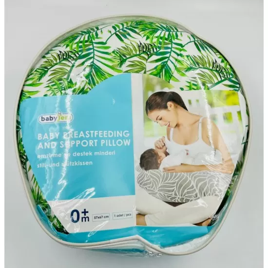 Perna pentru alaptat 2 in 1 Nursing Pillow Leaves BabyJem Perna pentru alaptat 2 in 1 Nursing Pillow Leaves BabyJem