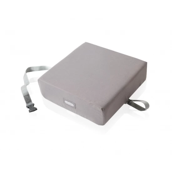 Pernuta inaltator 32x32 cm pentru scaun de masa, BabyJem, Antracit Pernuta inaltator 32x32 cm pentru scaun de masa, BabyJem, Antracit