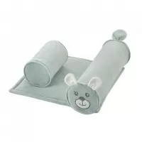 Pernuta pozitionator anti-rasucire BabyJem pentru bebelusi 34x36cm Culoare Verde