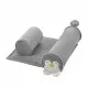 Pernuta pozitionator anti-rasucire BabyJem pentru bebelusi 34x36cm Culoare Gri