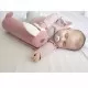 Pernuta pozitionator anti-rasucire BabyJem pentru bebelusi 34x36cm Culoare Gri