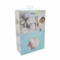 Pernuta pozitionator BabyJem anti-rasucire pentru bebelusi Teddy Culoare Roz