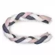 Protectie laterala bumper impletit BabyJem Culoare Roz