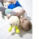 Protectie laterala multifunctionala cu jucarii din plus BabyJem Caterpilar Culoare Verde